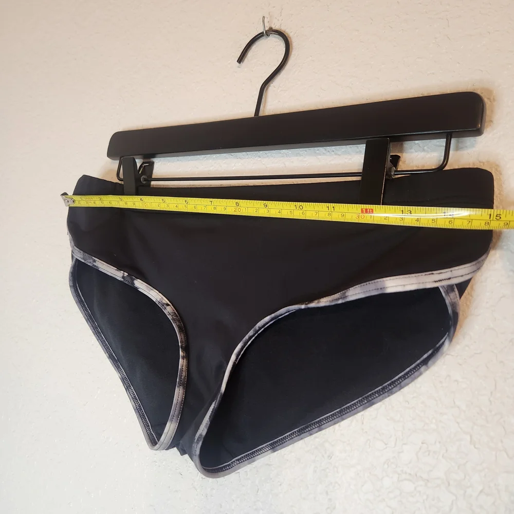 TYR Black Women's Swim Bottoms with Gray Trim